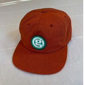 Girl Skateboards Snapback Hat Burnt Orange Green Embroidered Logo Cap Mens